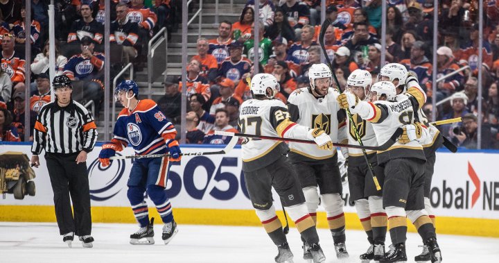 Edmonton Oilers eliminated from NHL playoffs by Golden Knights