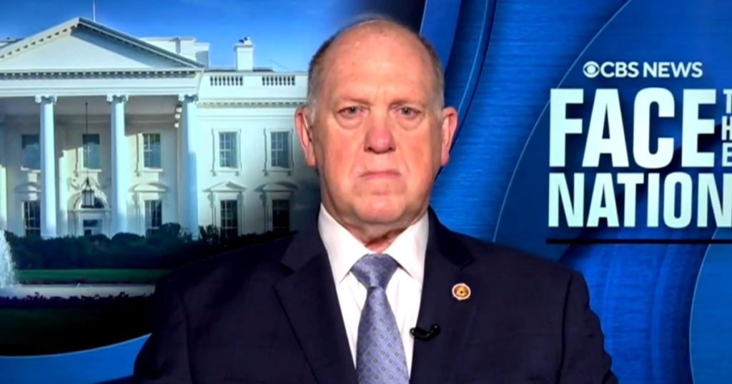 Border czar Tom Homan says “I don’t like the masks” on ICE officers, but they “have to protect themselves”