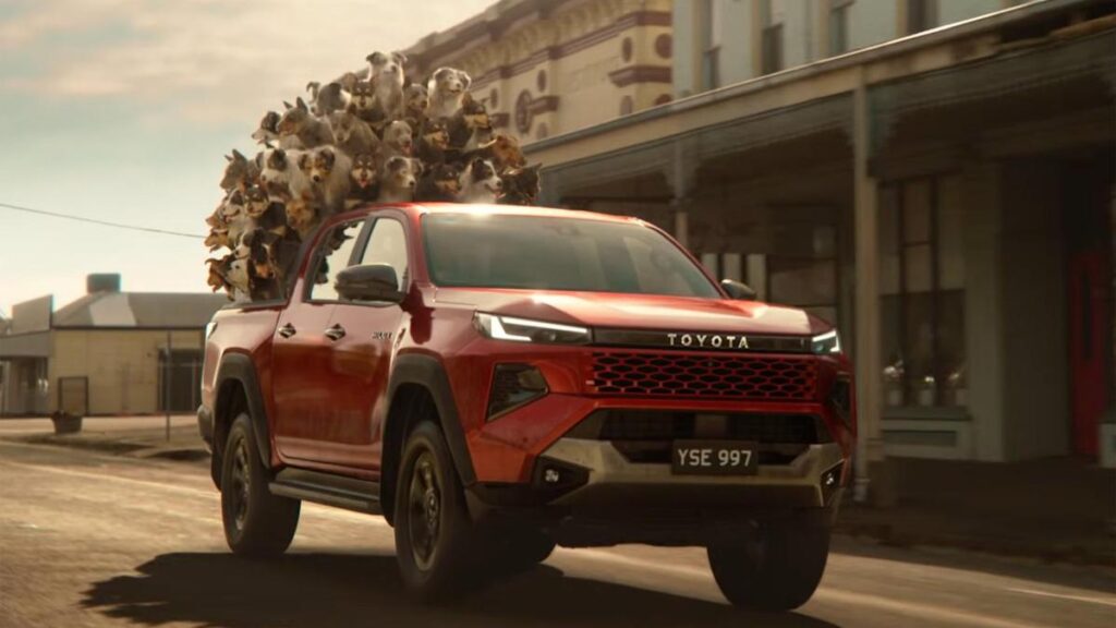 Toyota HiLux ad thrown to the dogs after breach of advertising code