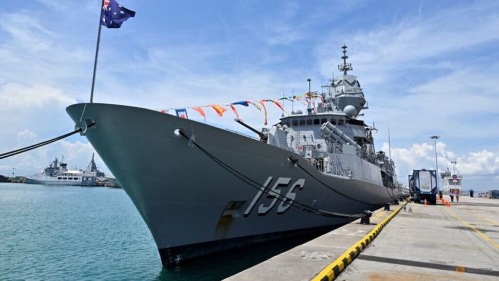 Australian warship transits Taiwan Strait, tracked by China’s navy