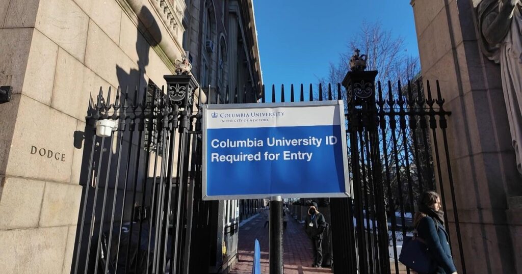 Columbia student detained by DHS agents who made “misrepresentations” to enter building, university president says