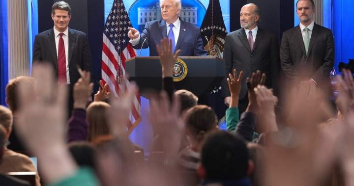 Trump keeps carveout under CUSMA in new 10 per cent global tariff – National