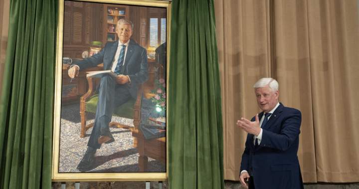 Former prime minister Stephen Harper’s official portrait unveiled in Ottawa – National