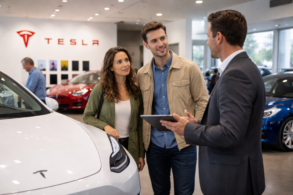 Why Tesla stock is slipping over 2% on Thursday