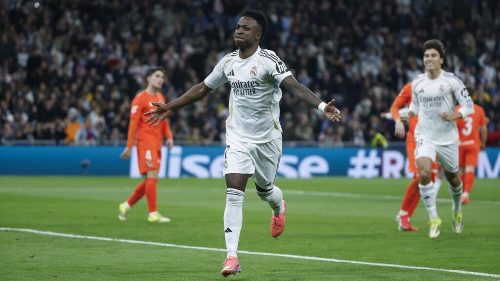 Real Madrid sink Sociedad, go top in Spain