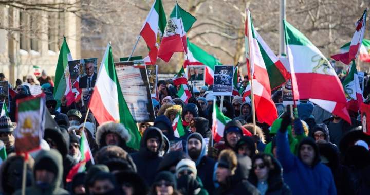Thousands rally in Toronto to support Iran uprising, call for regime change