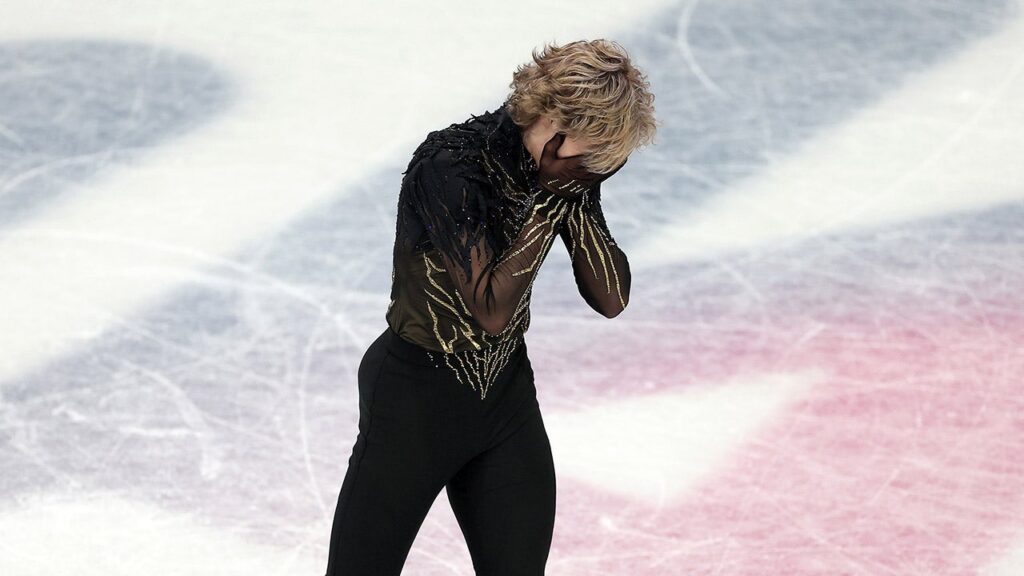 ‘Quad God’ Ilia Malinin falls twice, finishes in eighth place