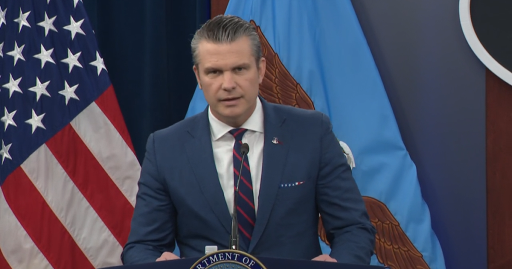 Watch Live: Pete Hegseth, Dan Caine hold news conference as Iran airstrikes continue
