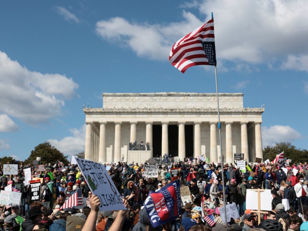 Photos: ‘No Kings’ protests erupt across the US, with a Minnesota focus | Protests News