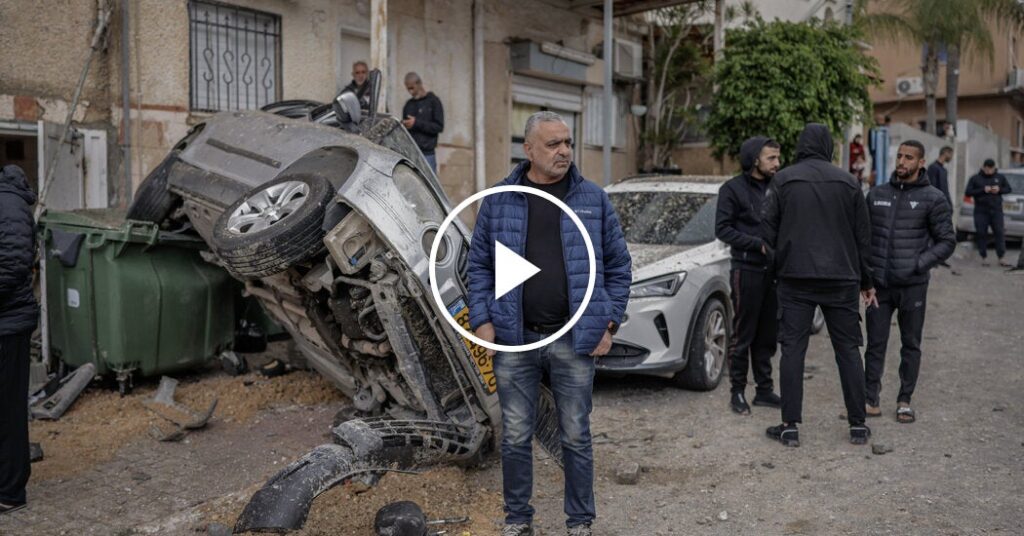 Missile Hits Town in Central Israel