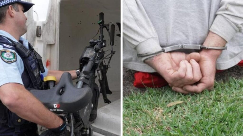 Sydney e-bike blitz: Man allegedly drug-driving bike with no pedals
