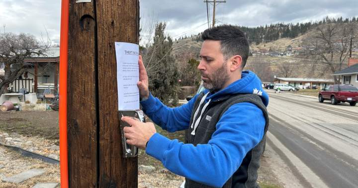 Kelowna resident launches poster campaign to fight crime in his neighbourhood – Okanagan