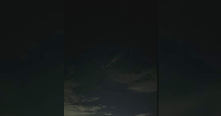 Space debris lights up Calgary sky – Calgary