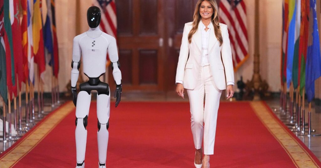 Melania Trump pitches robots as potential educators for American schoolchildren