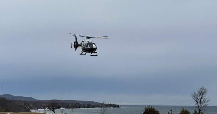 OPP say they rescued 23 people after ice shelf broke from Georgian Bay shore