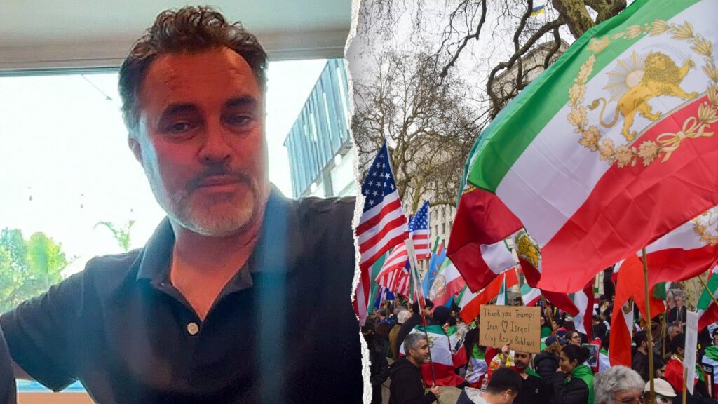 California Iranian American couple pushes back on anti-war protests in the US