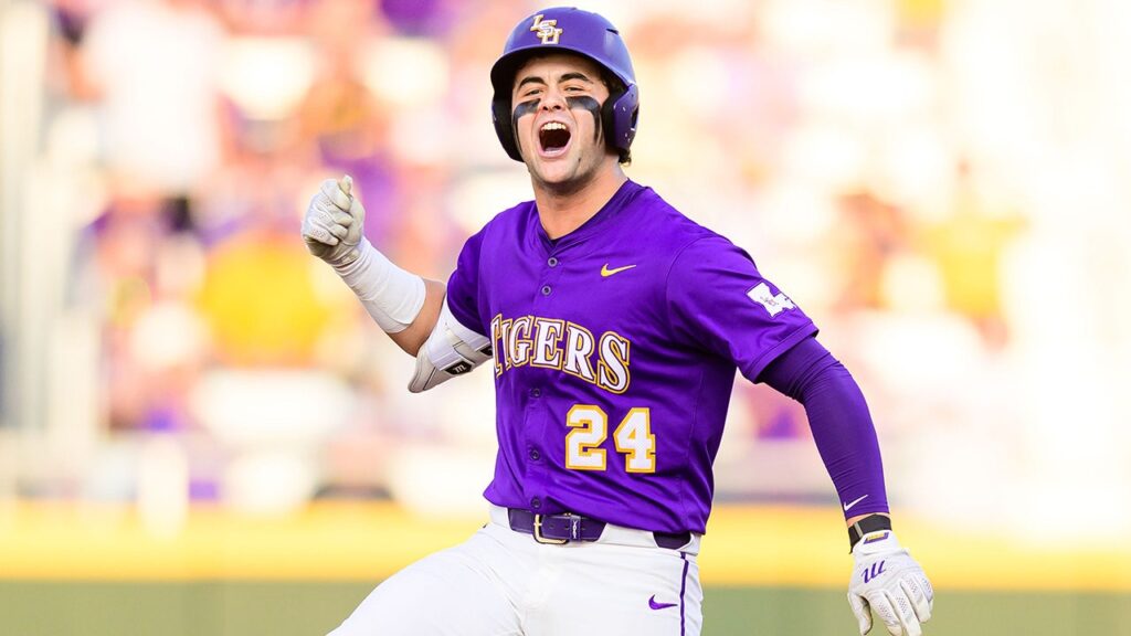 LSU’s Seth Dardar has tremendous bat flip after clutch home run
