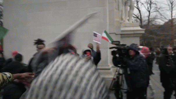 Washington Square Park vigil for Ayatollah Khamenei turns violent