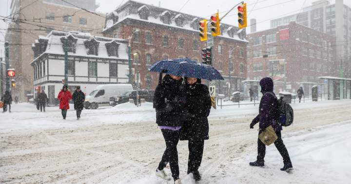 Winter’s grip continues across much of Canada; forecasts call for snow, freezing rain