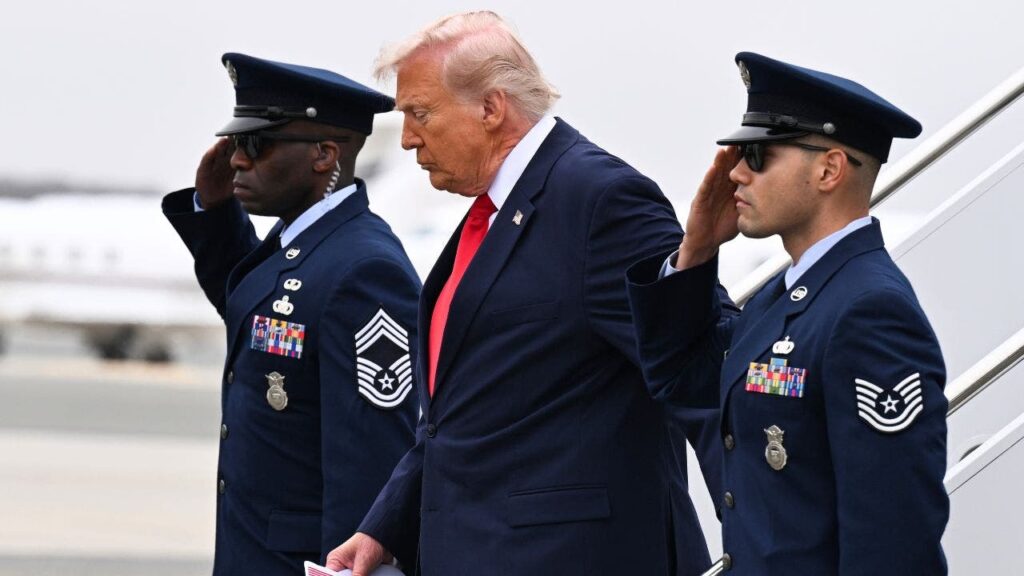 Trump attends Dover dignified transfer for 6 soldiers killed in Kuwait attack
