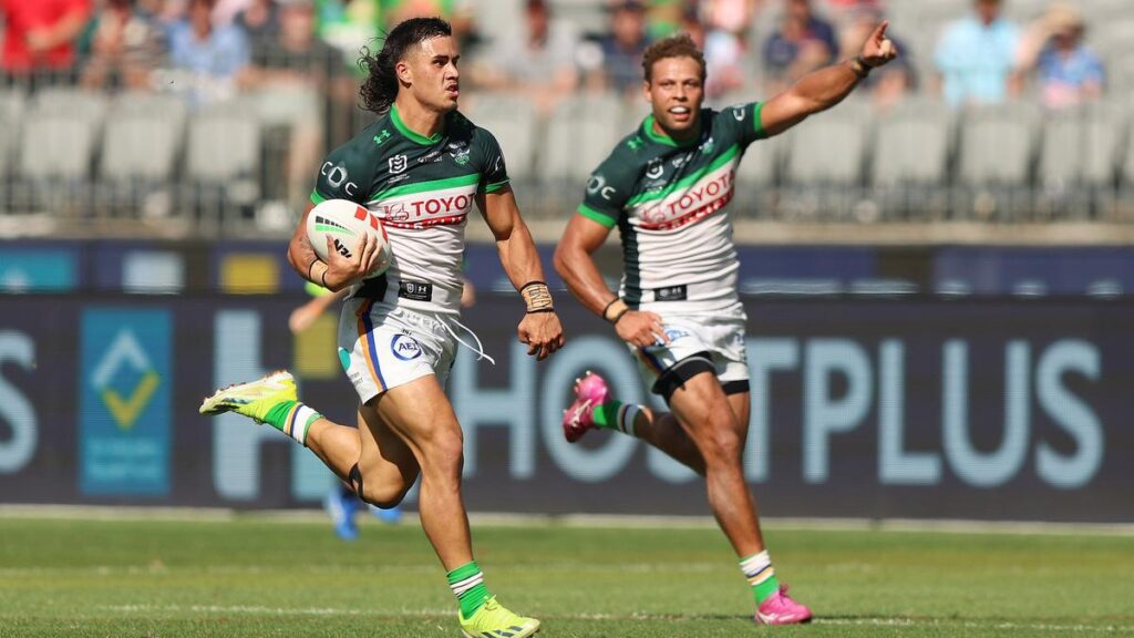 NRL: Canberra Raiders hold off South Sydney Rabbitohs fightback to claim 36-34 win at Optus Stadium