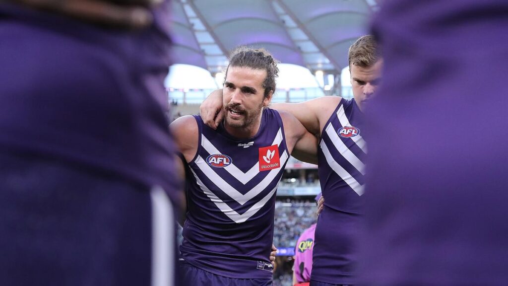 Fremantle Dockers captain Alex Pearce is at his best when the pressure mounts to extreme levels