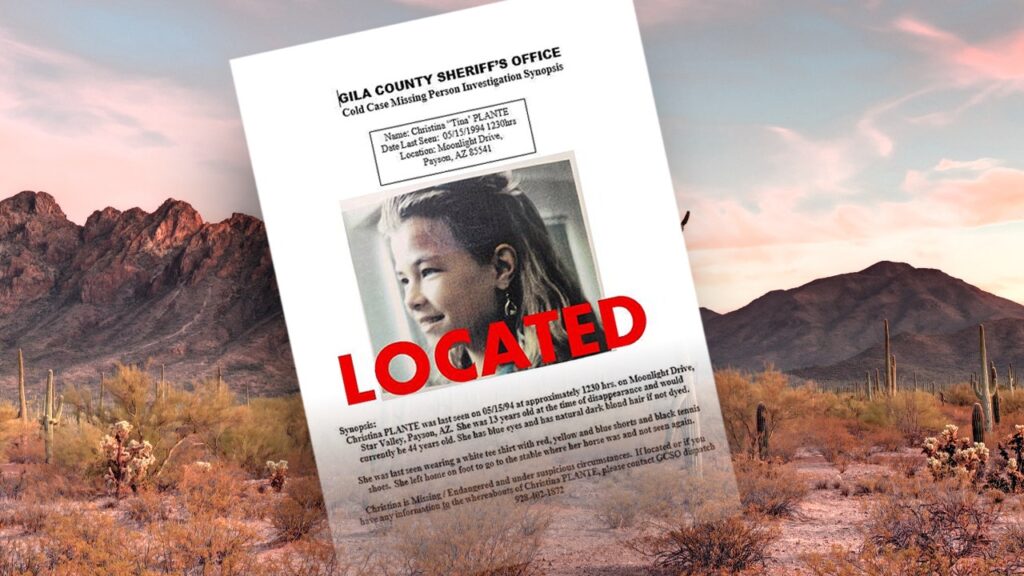 Arizona girl missing since 1994 found alive; investigators say she ran away