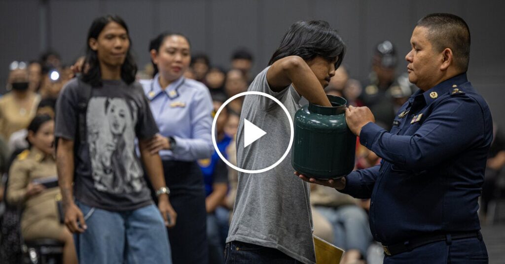 Cheers and Tears at Thailand’s Military Draft Lottery