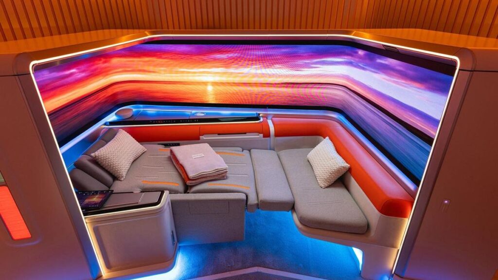 Voice commands, cocooning blankets, eyeshades with earbuds & colourscapes