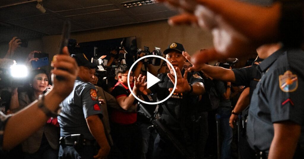 Chaos Erupts Inside Philippine Senate After Apparent Gunshots