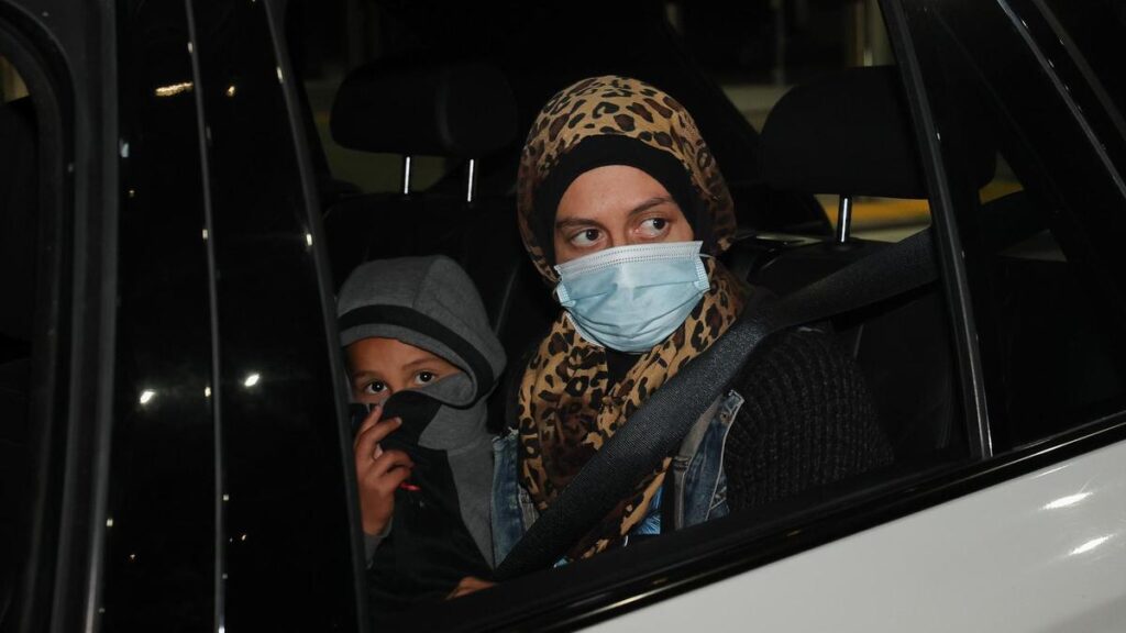 Airport scuffle erupts as second ‘ISIS brides’ group arrives back on Australian soil