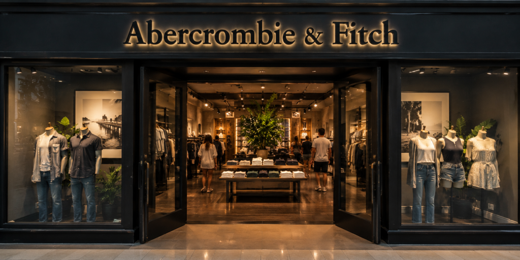 Why did Abercrombie stock jumps 12% despite weak sales guidance?
