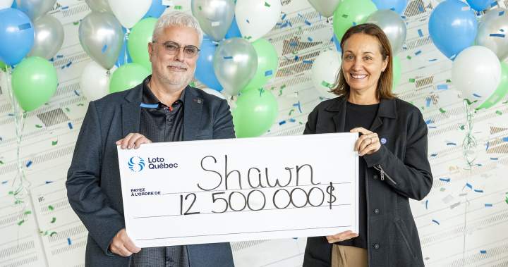 Quebec man not retiring after winning $12.5 million Lotto Max jackpot – Montreal