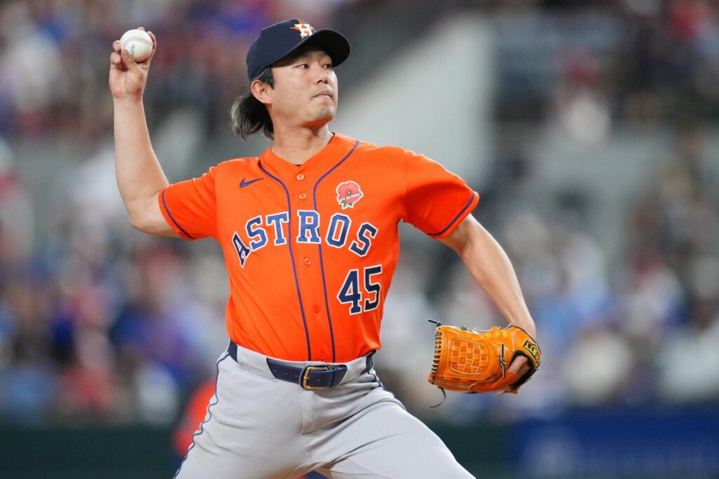 Houston Astros throw combined no-hitter in 9-0 blowout over Texas Rangers