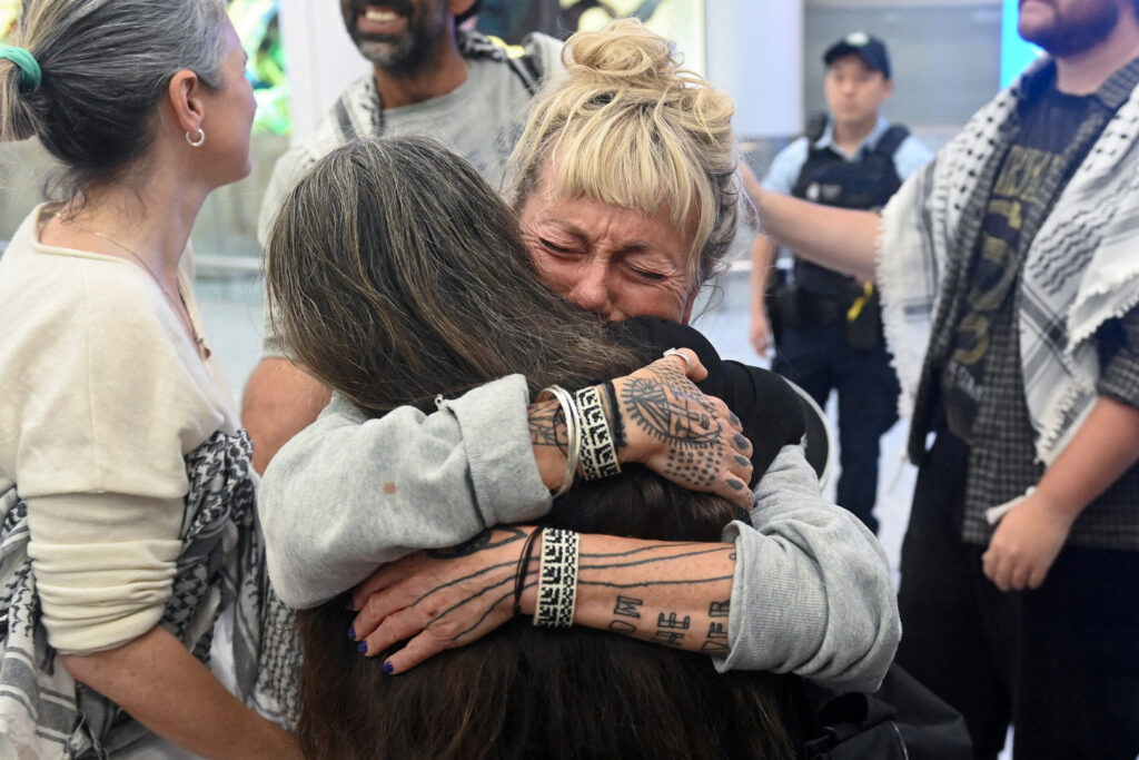 Gaza flotilla activists return to Australia, describing abuse | Crimes Against Humanity