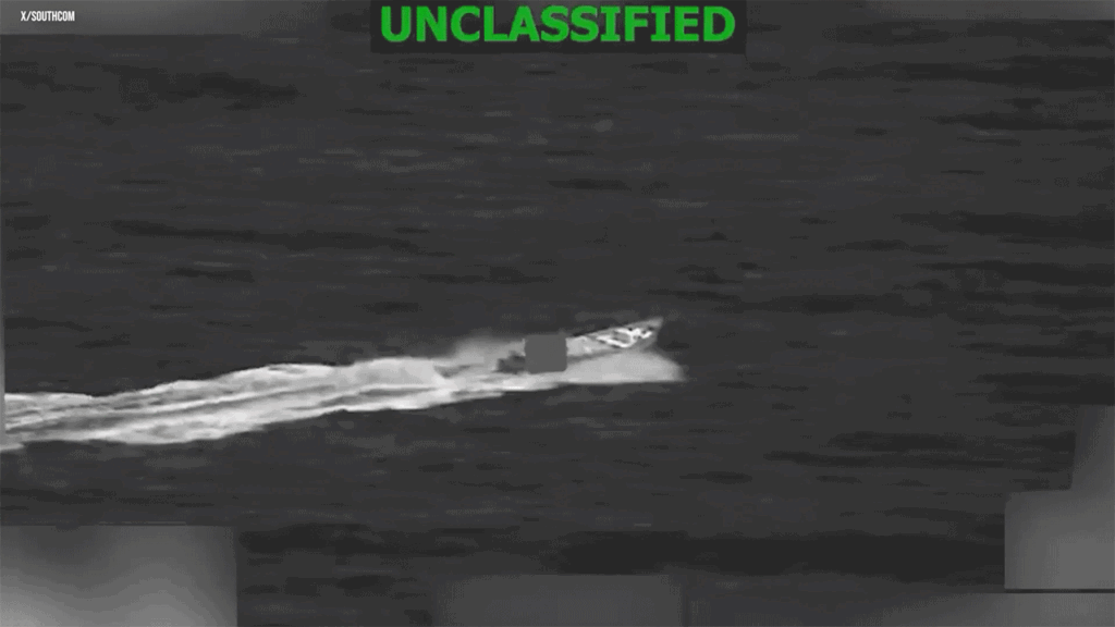 SOUTHCOM strikes suspected drug-trafficking vessel in Eastern Pacific