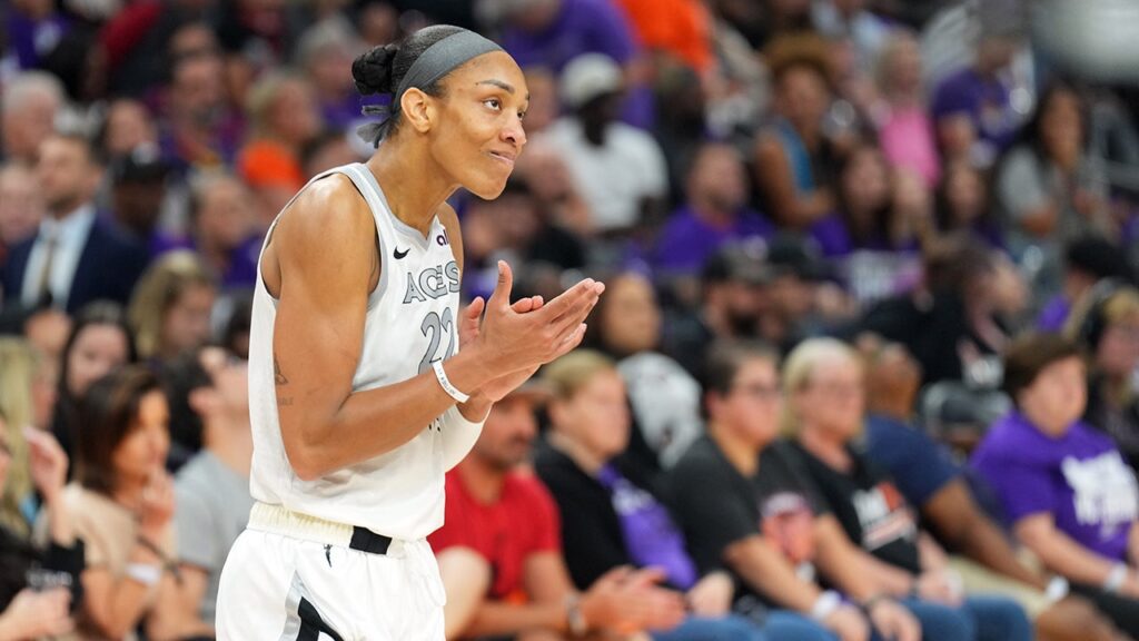 A’ja Wilson, Las Vegas Aces look to bounce back against Valkyries in WNBA