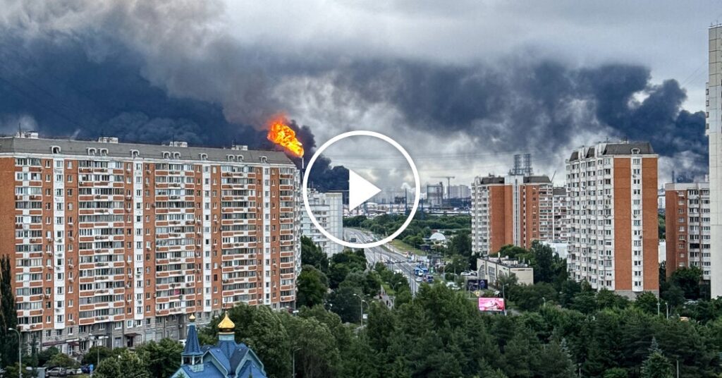 Moscow Oil Refinery Slammed by Ukrainian Drones