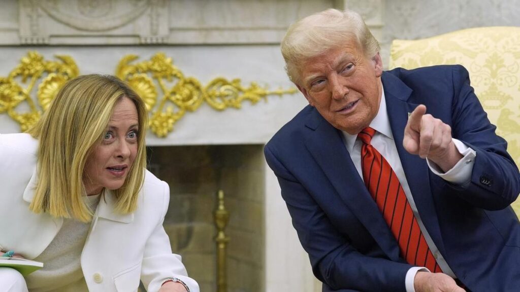 Italy's PM says Trump 'totally invented' photo story