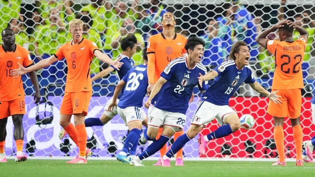 Japan rally twice for draw with eighth-ranked Dutch