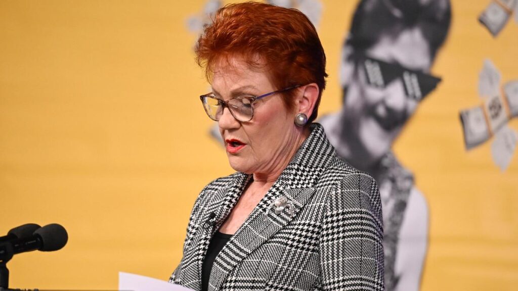 Pauline Hanson’s safety under scrutiny after GetUp’s National Press Club stunt