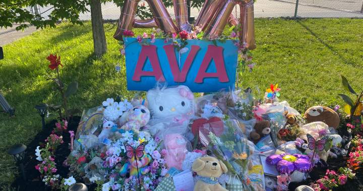 Montreal vigil honours 3-year-old killed in LaSalle bouncy castle accident – Montreal