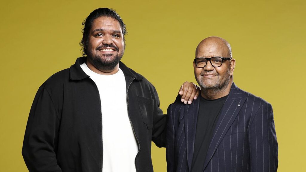 Peter Farmer and Peter Farmer Junior: Noongar artists artwork to feature on Australian Olympic team uniforms