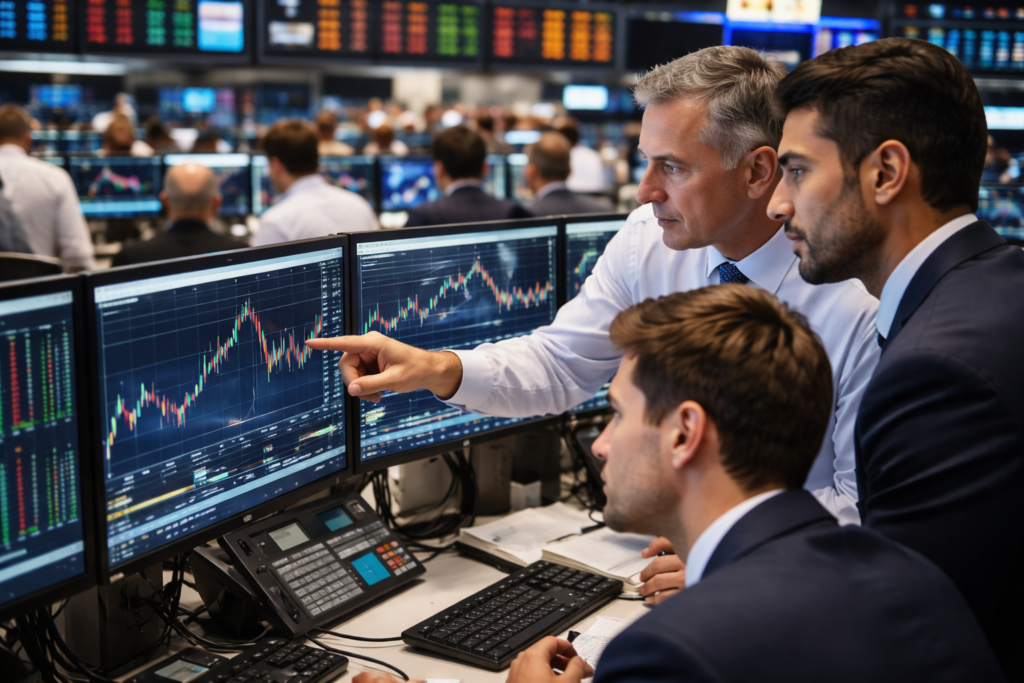 Dow hits second record close as tech stocks slide, oil prices sink