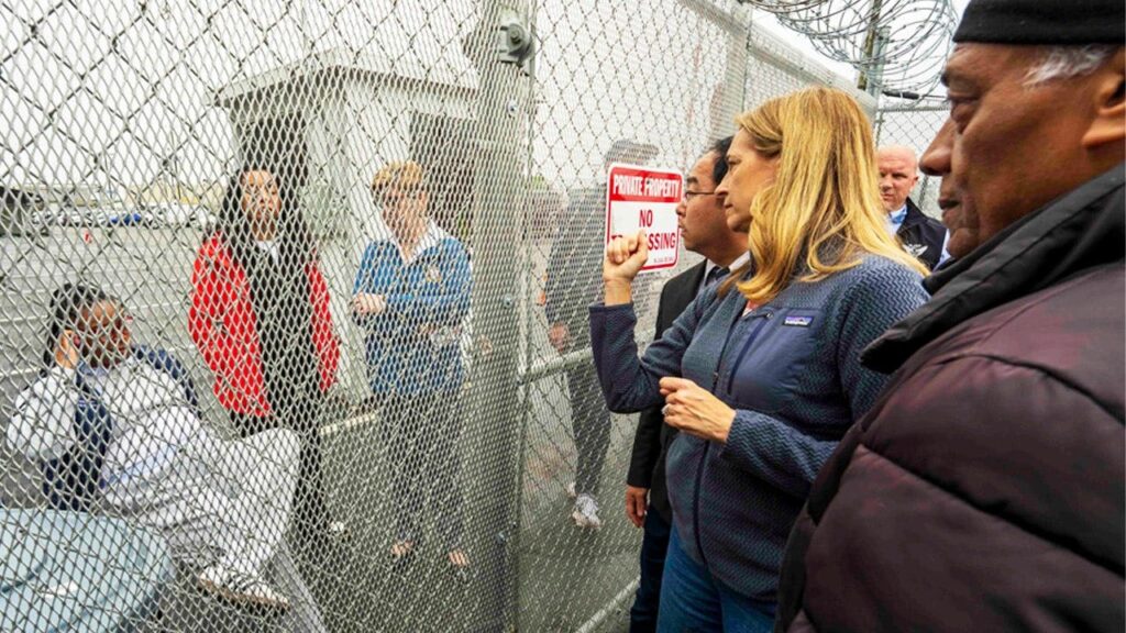 GOP candidate rips Gov. Sherrill over limited police at Delaney Hall