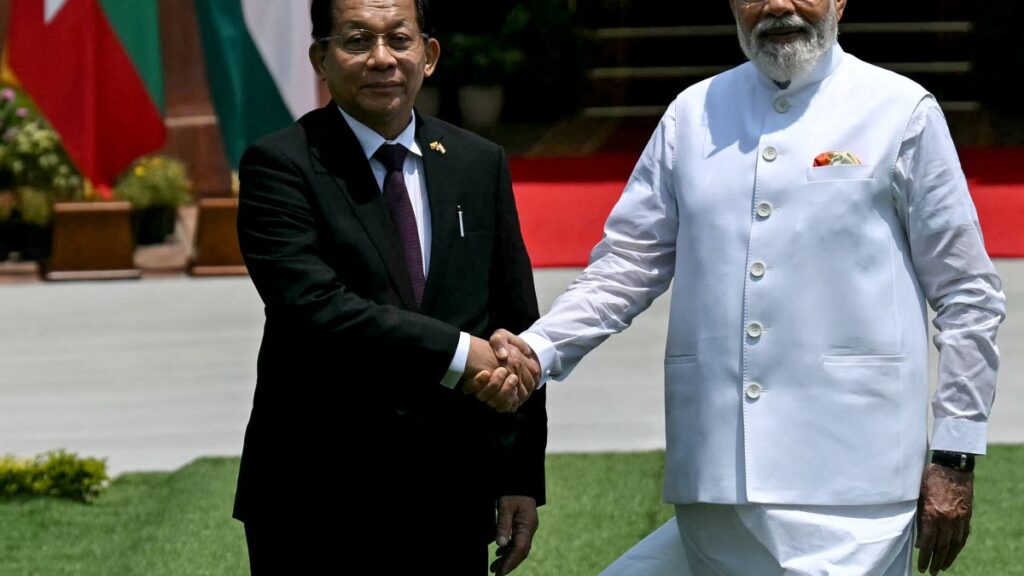 Indian PM Modi meets Myanmar military gov’t leader in New Delhi | Narendra Modi News