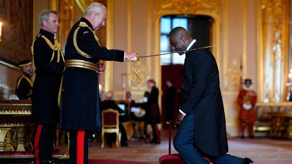 Luther star Idris Elba knighted by King