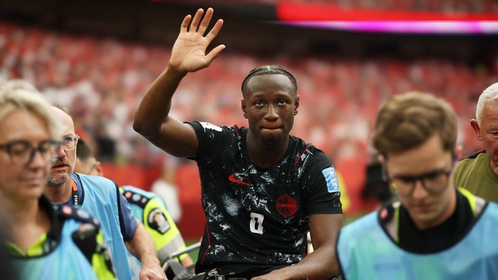 Ismaël Koné suffers horrifying leg injury in Canada’s 6-0 World Cup win