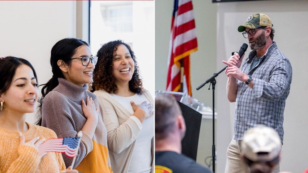 Jack Carr’s bestselling novels inspire students to stand for Pledge of Allegiance