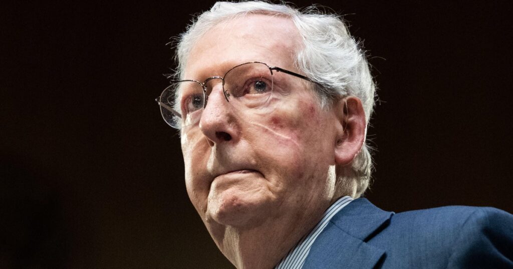 Mitch McConnell admitted to the hospital and “receiving excellent care,” spokesperson says